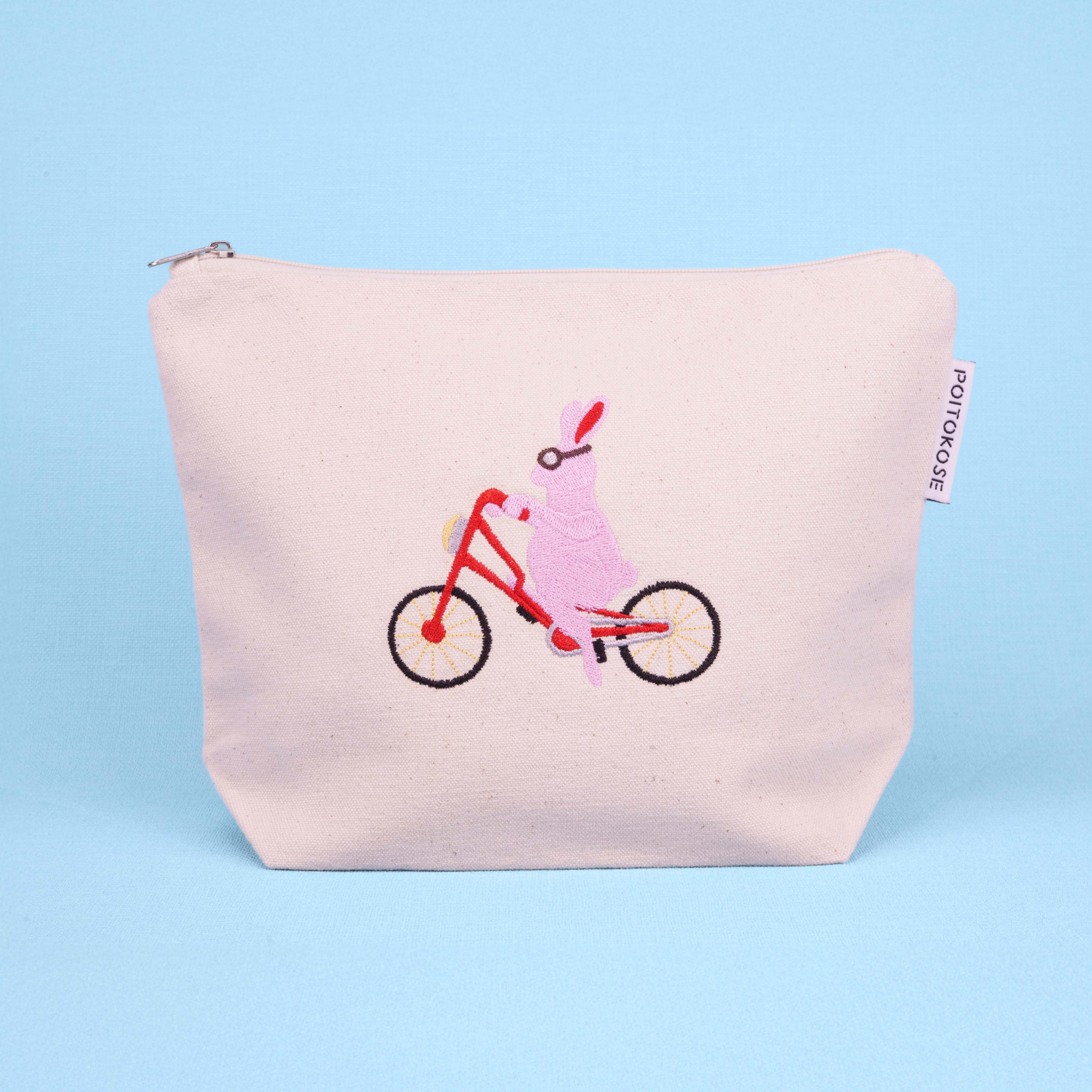 ポーチ大 ウサイクリング1枚目の画像