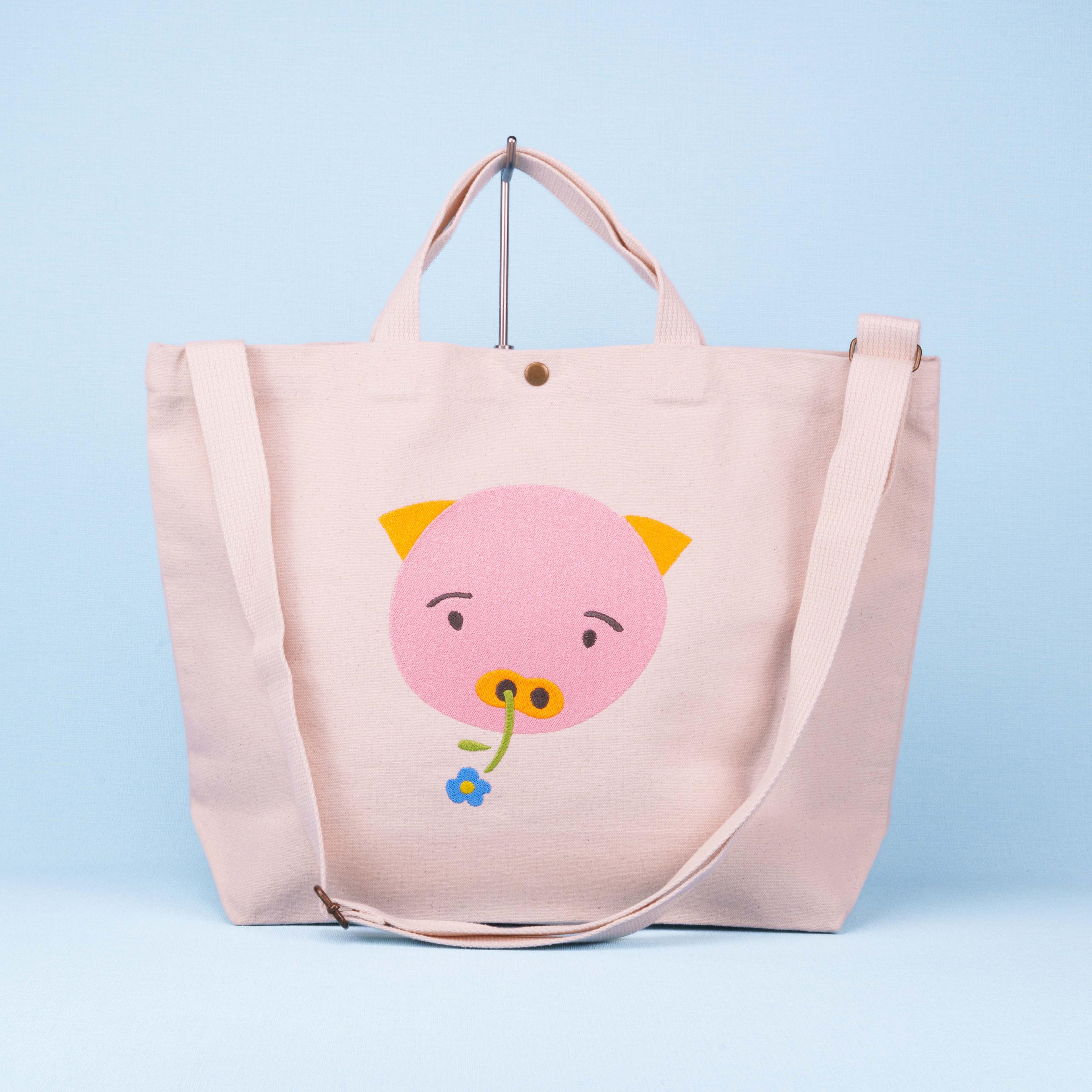 ショルダートート ぶたはな1枚目の画像